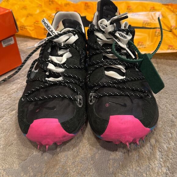 Off White x Nike Zoom Terra Kiger sneakers size 9.5 in very good used condition - Picture 3 of 13